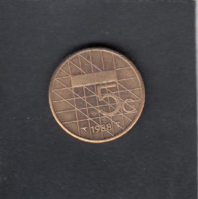 Beschrijving: 5 Gulden Beatrix